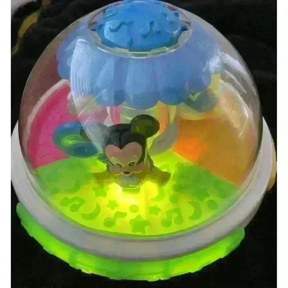 Vintage Disney Baby Mickey Minnie Donald Musical Light-Up Roly Poly Ball - Picture 3 of 11